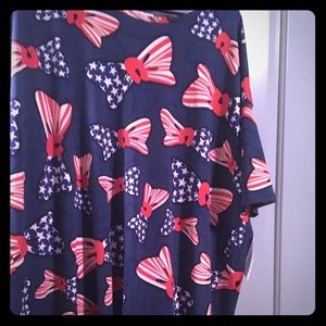 Lularoe Americana Irma Bows hTF