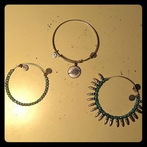 Alex and Ani Bracelet Set