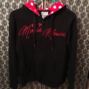 Minnie Mouse Ear Zip Up