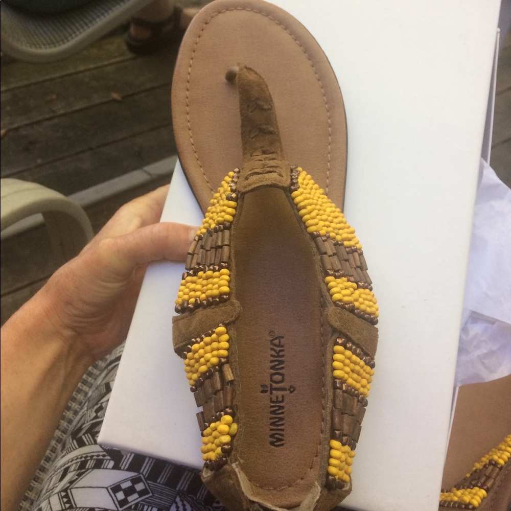 Minnetonka sandals  brand new!