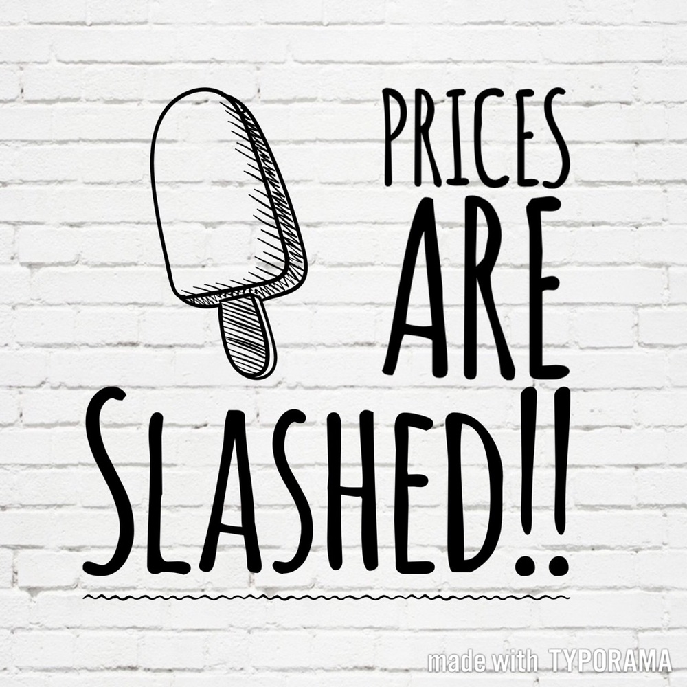 Summer Sale before my vacation!