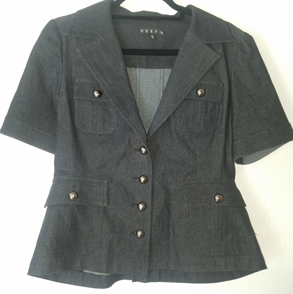 Vesti charcoal grey blazer