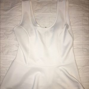Peplum tank top