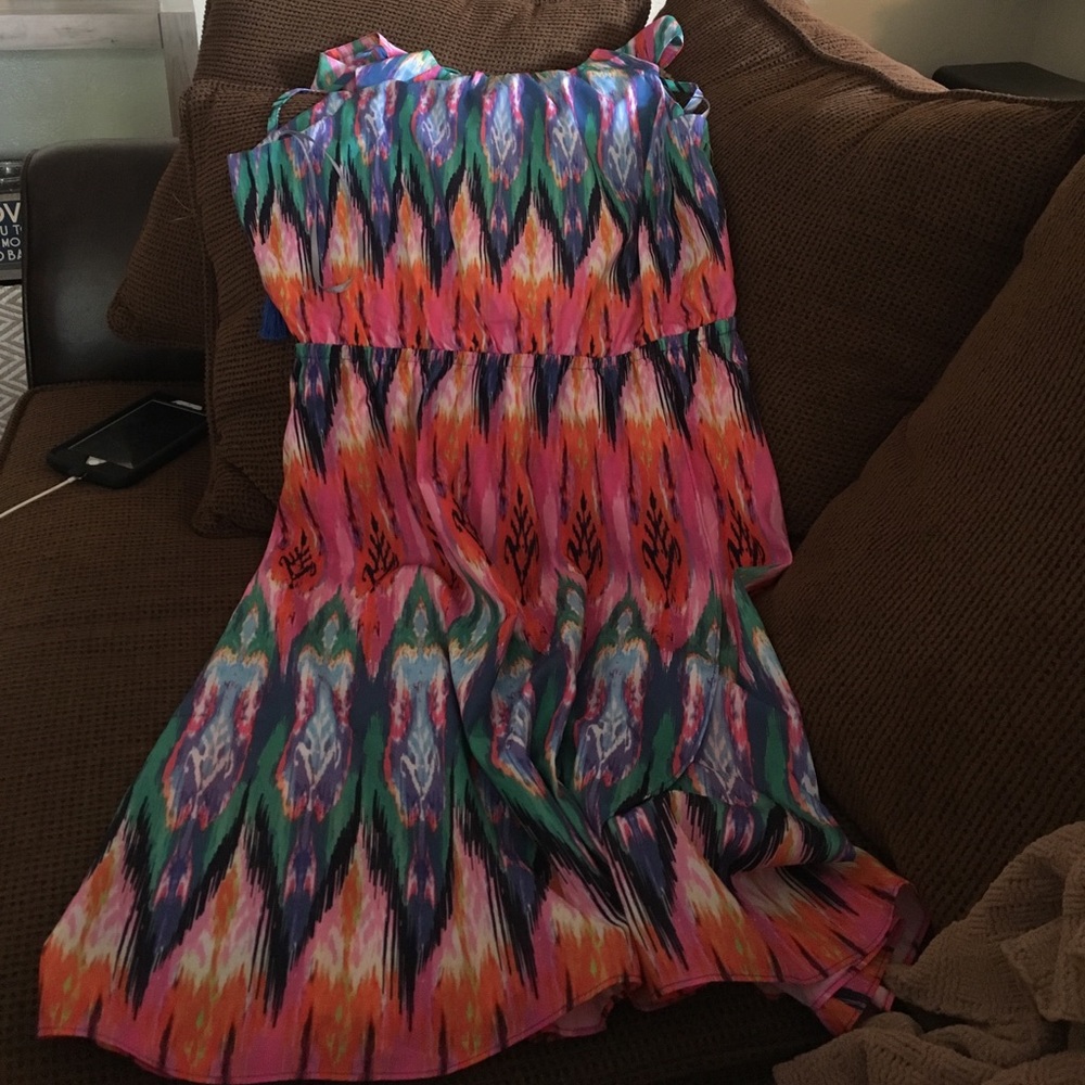 Ikat print athleta sundress
