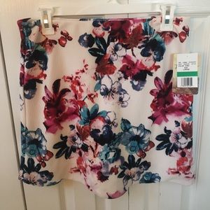 Floral Mini Skirt