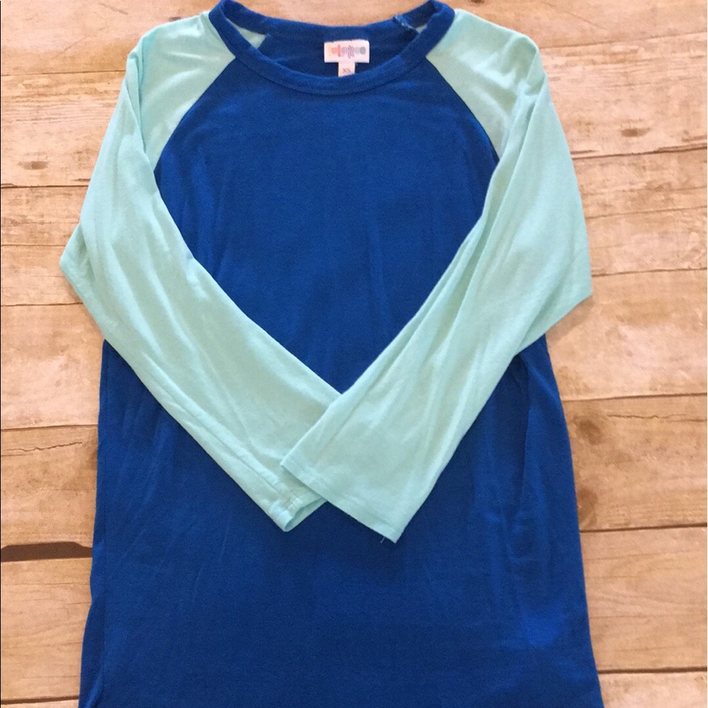 XS LuLaRoe Randy Baseball Tee