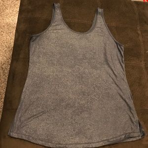 Sparkly Gray/Silver Tank Top