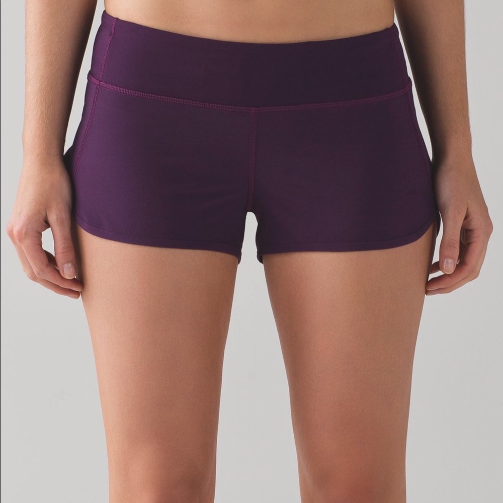 NWOT Lululemon Speed shorts 2.5"