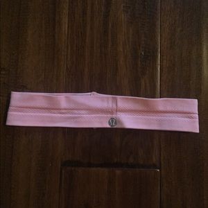 Ice pink lululemon athletica headband sports