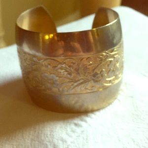 Vintage silver cuff bracelet