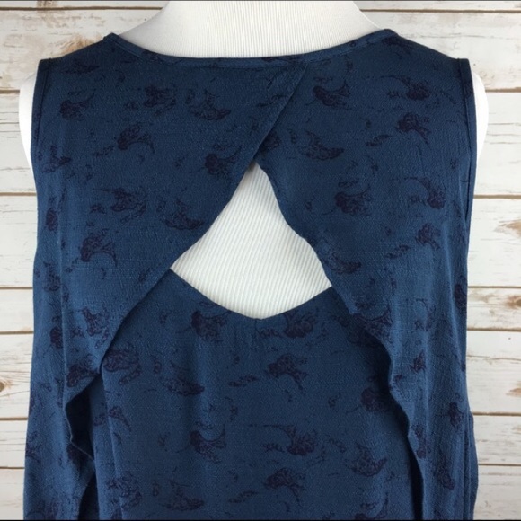 [Free People] Printed Look Through Top - Picture 5 of 7