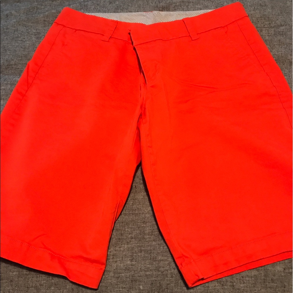 Orange longer length shorts