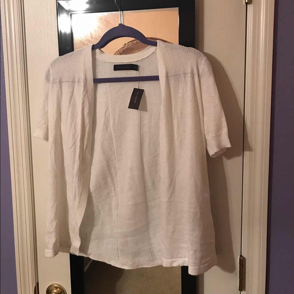 White The Limited cardigan