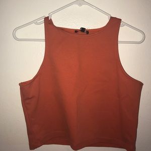 Orange Crop Top