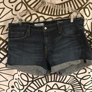 Gap Darkwash Denim Shorts