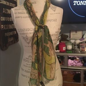 Coach 100% Silk Scarf