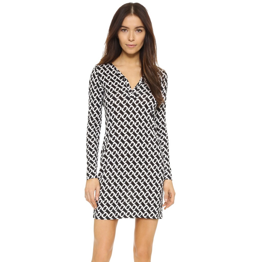 DVF Reina Chain Link Tunic Dress