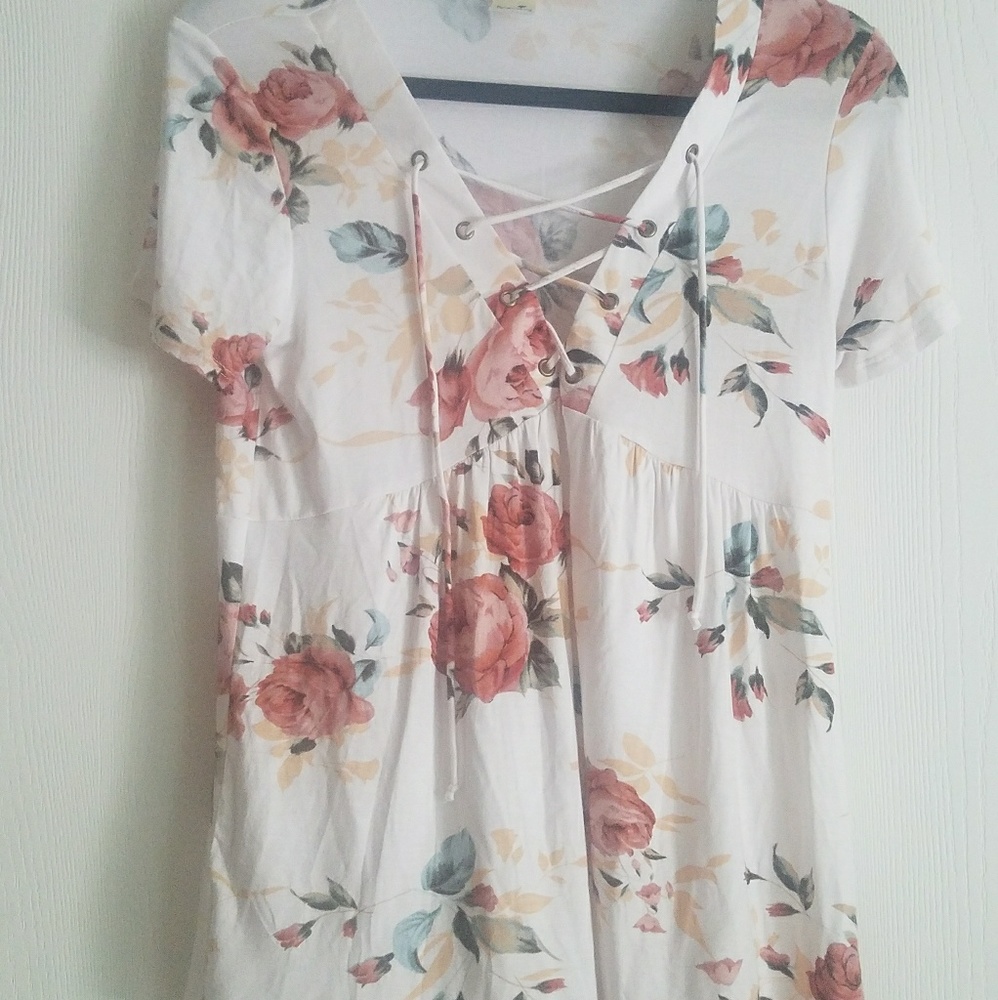 Brenda's lace up blouse