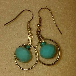 Handmade small hoop earrings