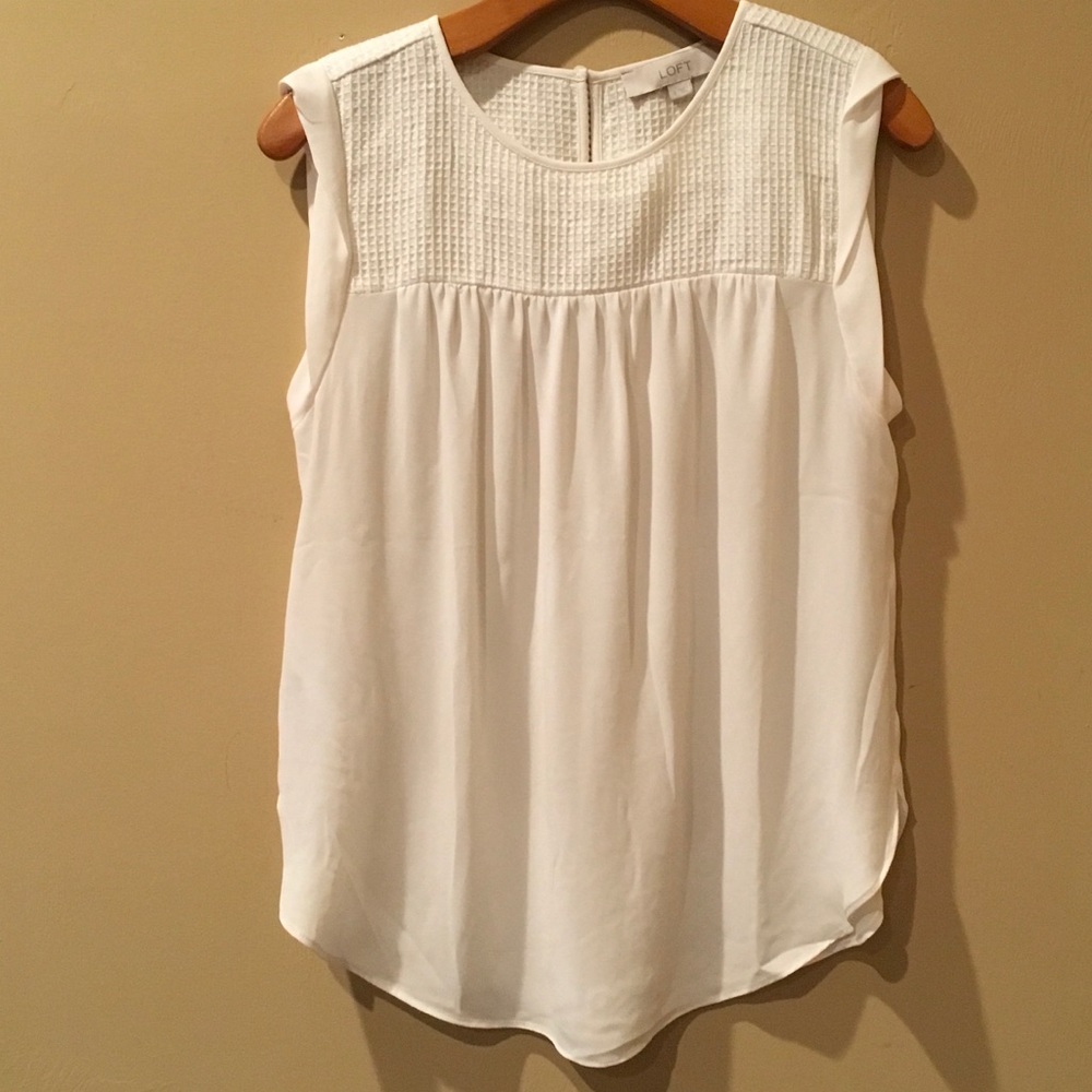 Loft sleeveless top