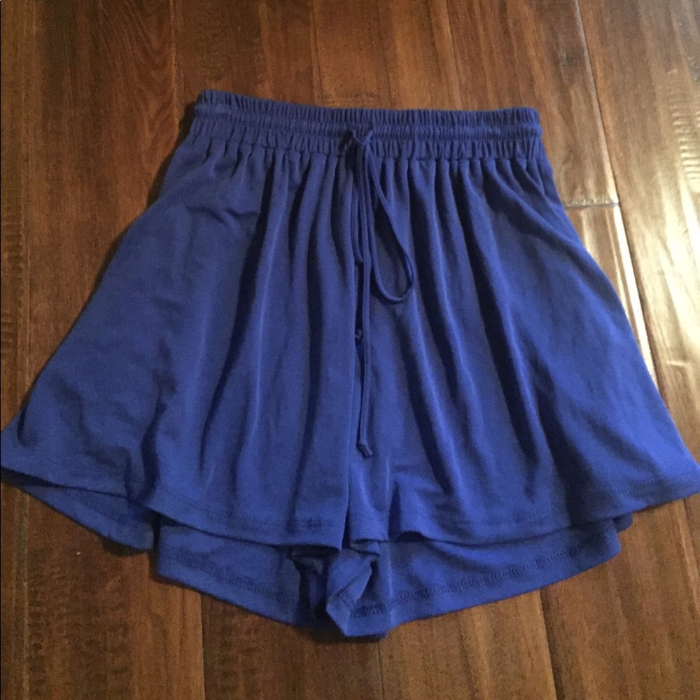 Lush high waisted shorts blue XS