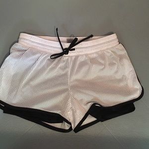 Champion mesh running shorts with attached spandex