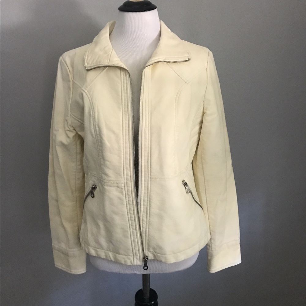 White Leather Jacket