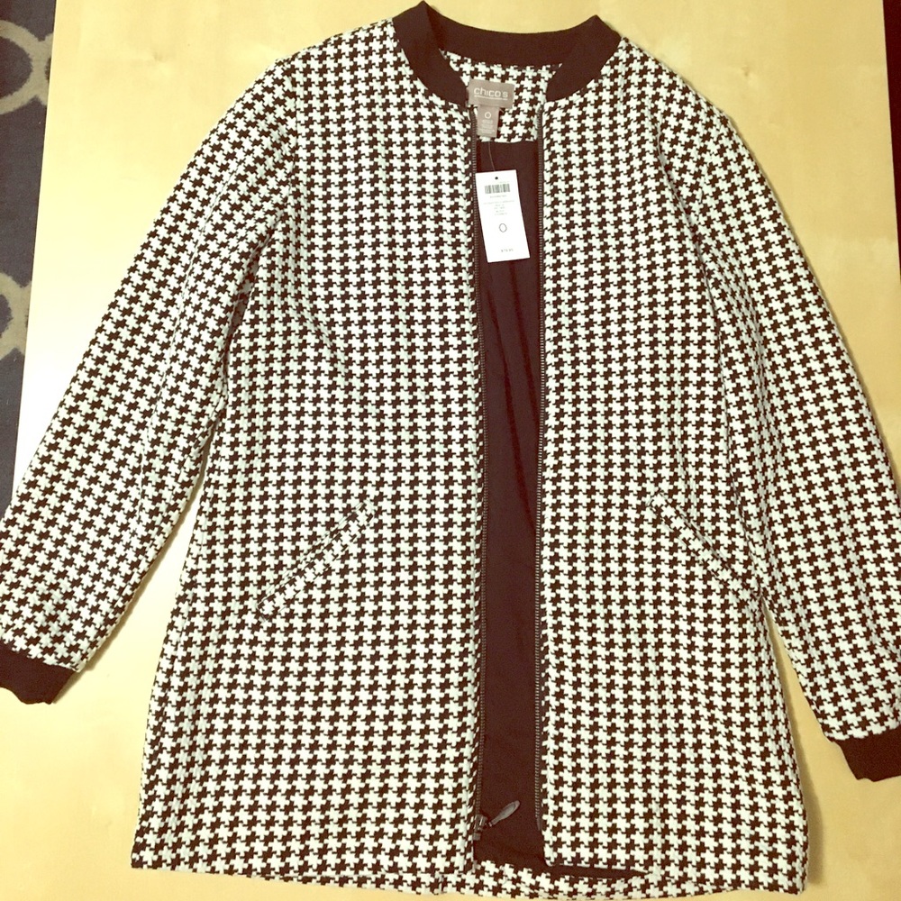 Black and White Chico's Jacket
