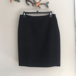Elie Tahari black wool skirt