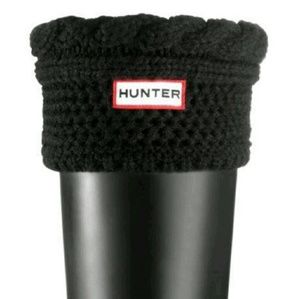 Hunter Boots Black Socks Long (Steal Deal)
