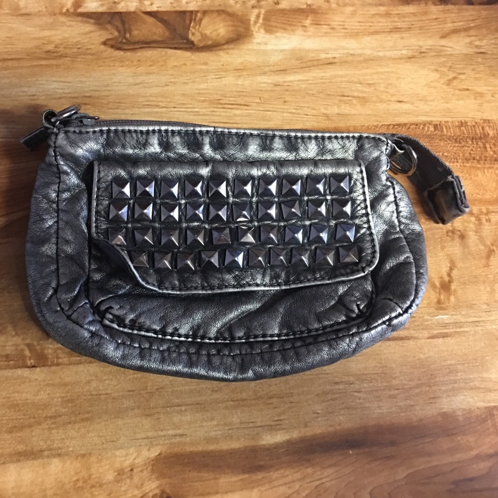 Grey Metallic Clutch