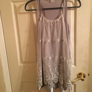 Layered Silver Dress