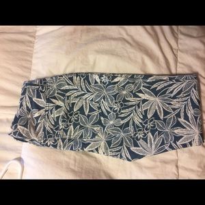 Hawian floral print pants