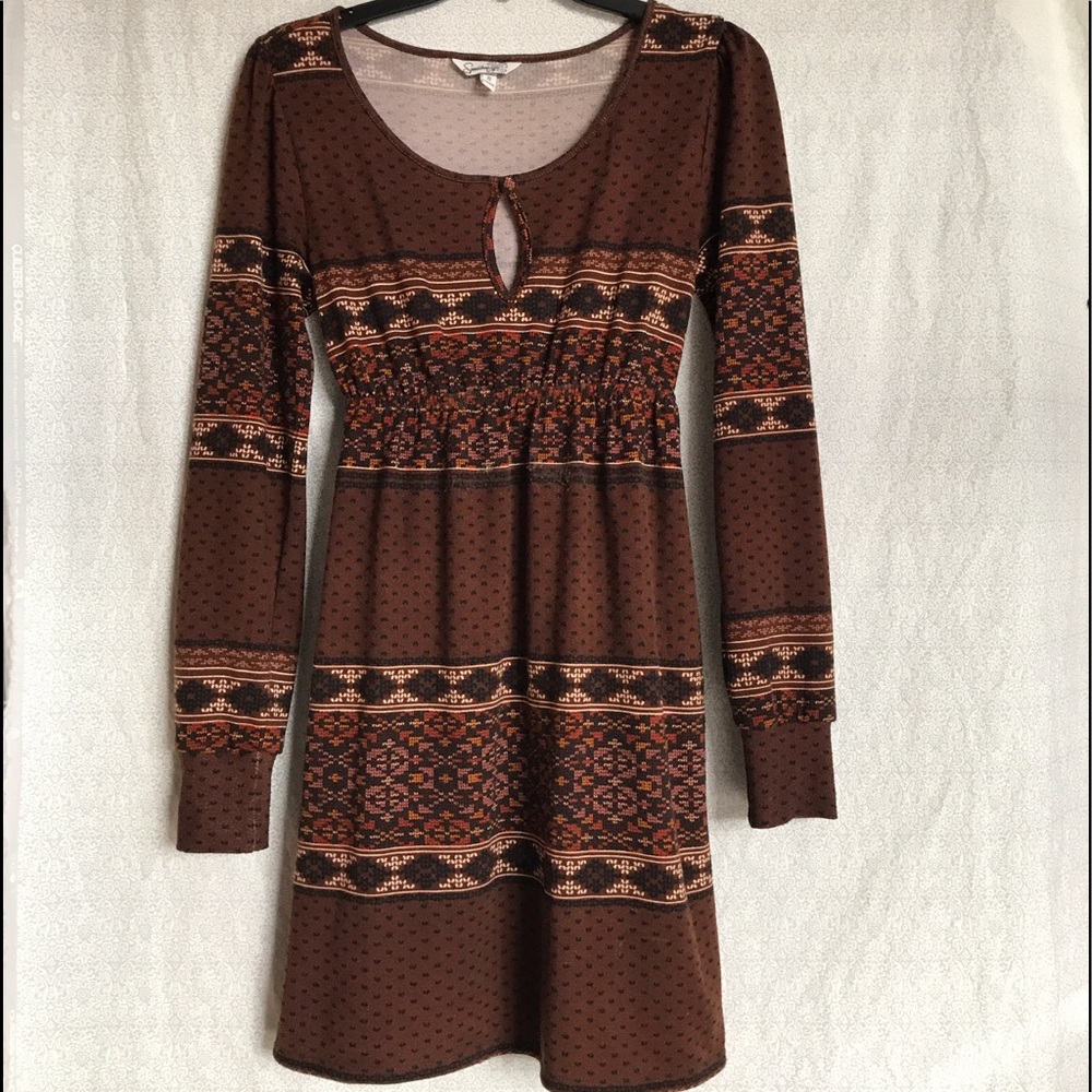 💘SOLD💘 Boho Fair Isle Dress