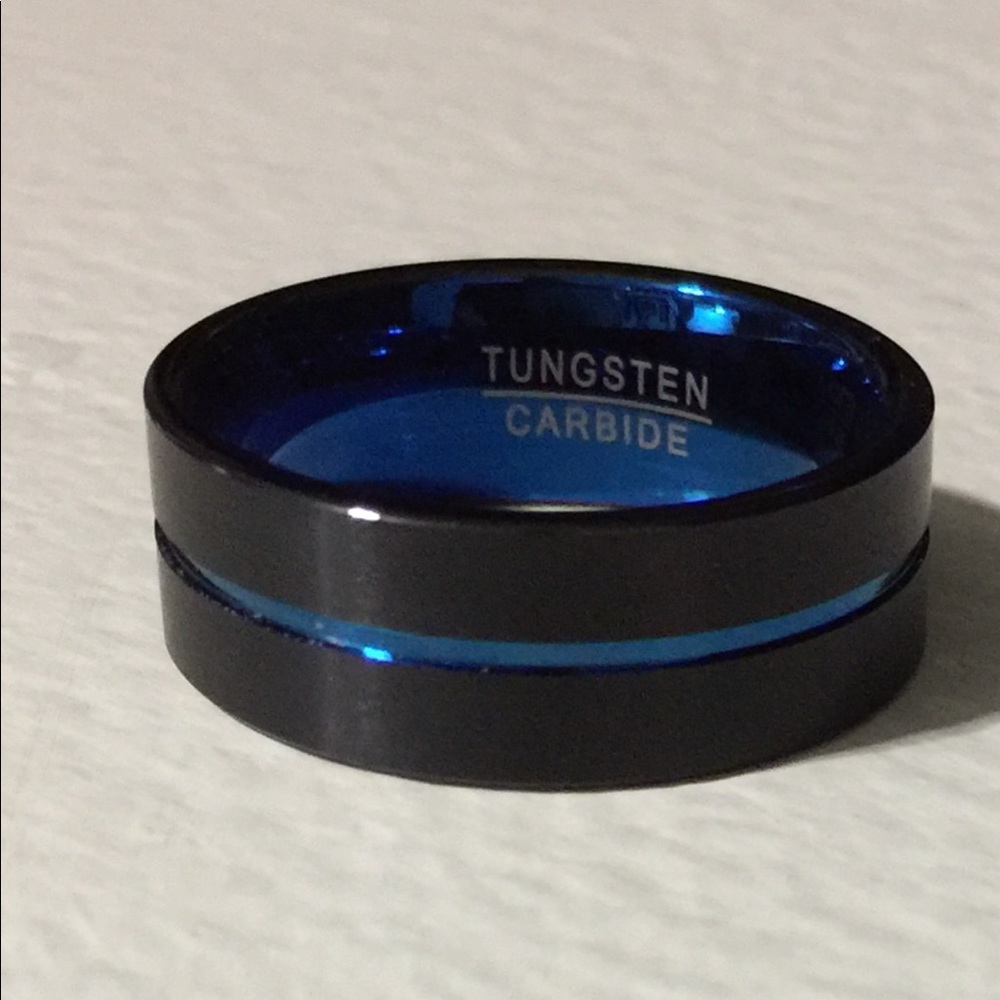 8mm Tungsten Carbide Ring