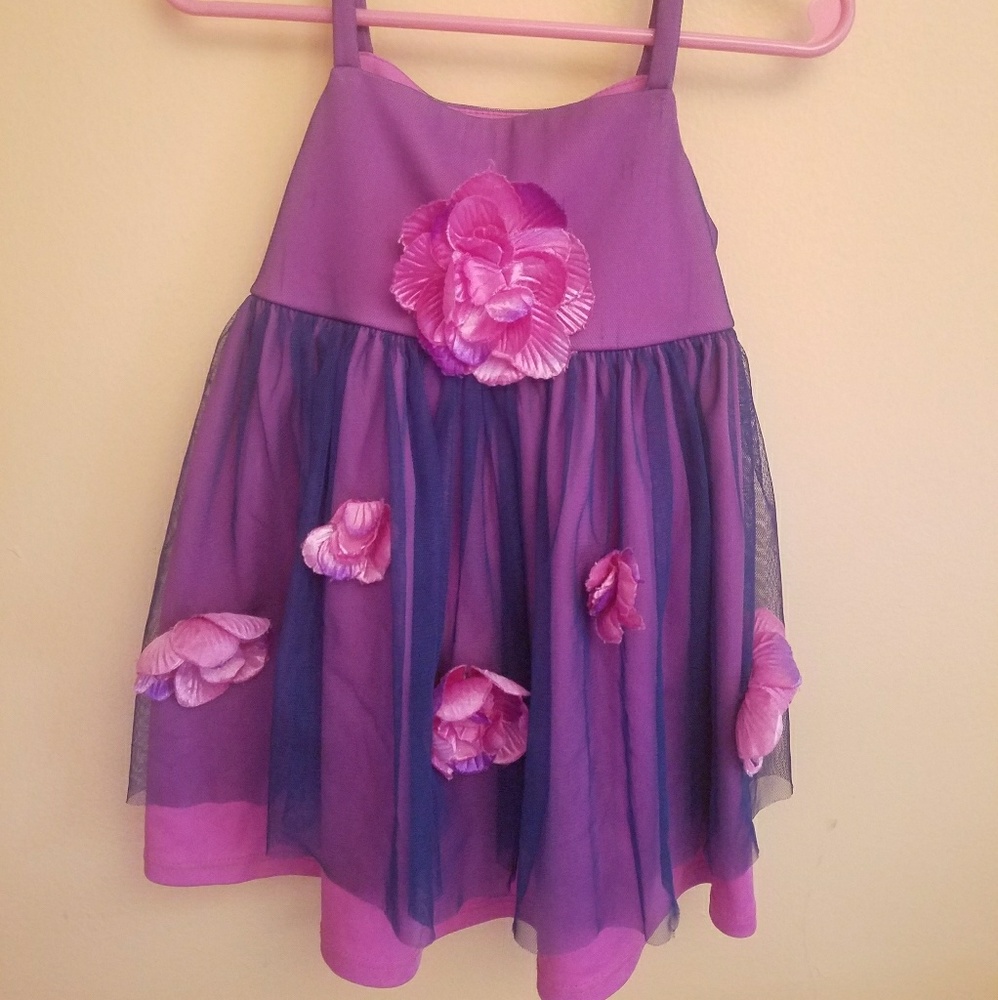 Purple / Pink lace dress