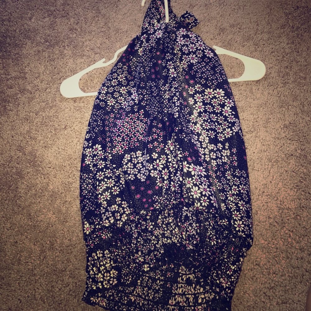Floral Halter Top