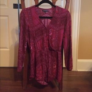 Kendall & Kylie Romper Red and Pink S