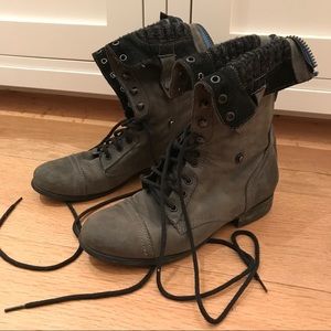 Steve Madden combat boots