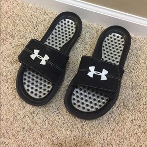 Black Under Armour Slides