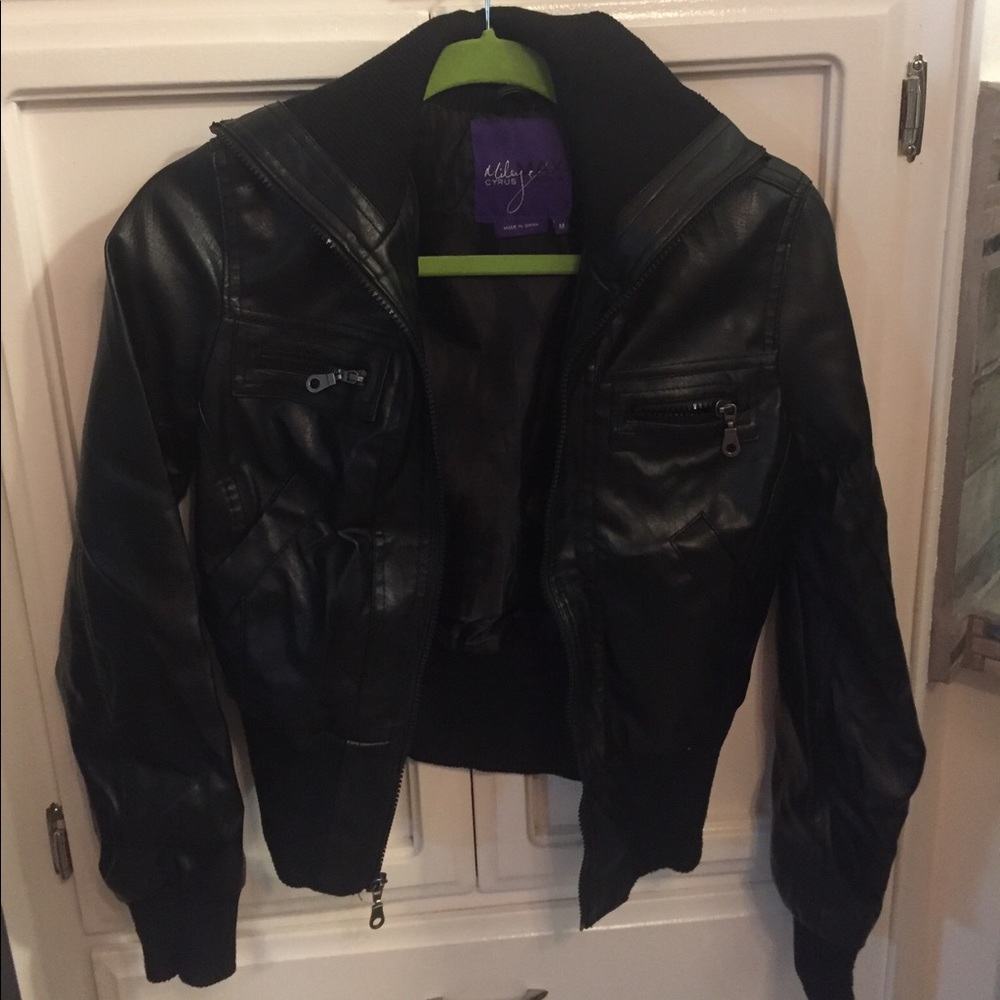 Miley Cyrus Leather Jacket