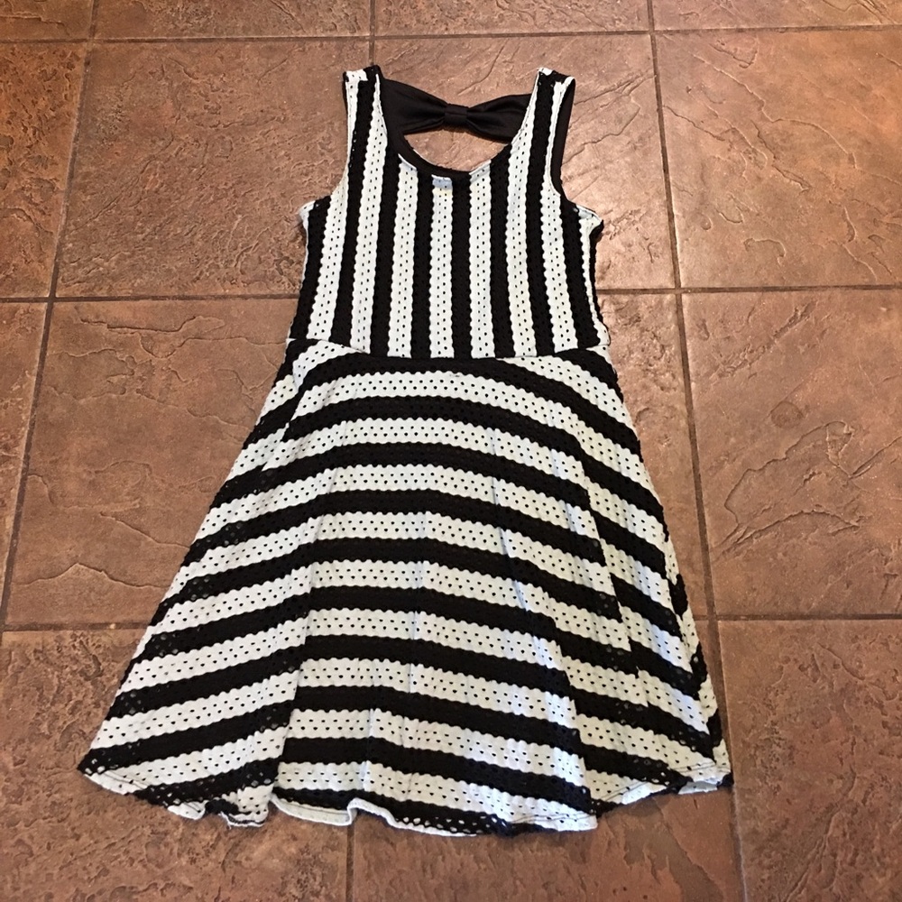 Justice Mint and Black Dress