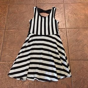 Justice Mint and Black Dress