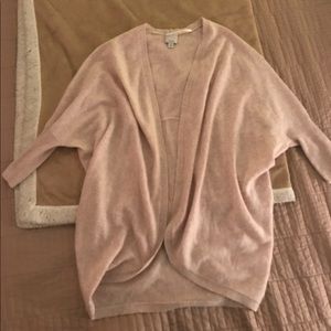 Halogen 100% Cashmere Cocoon Cardigan (one size)