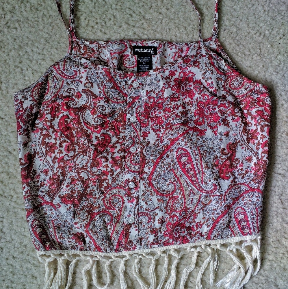 Bohemian crop top