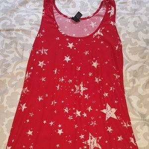 Red Star Tank top