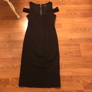 Bebe off the shoulder dress