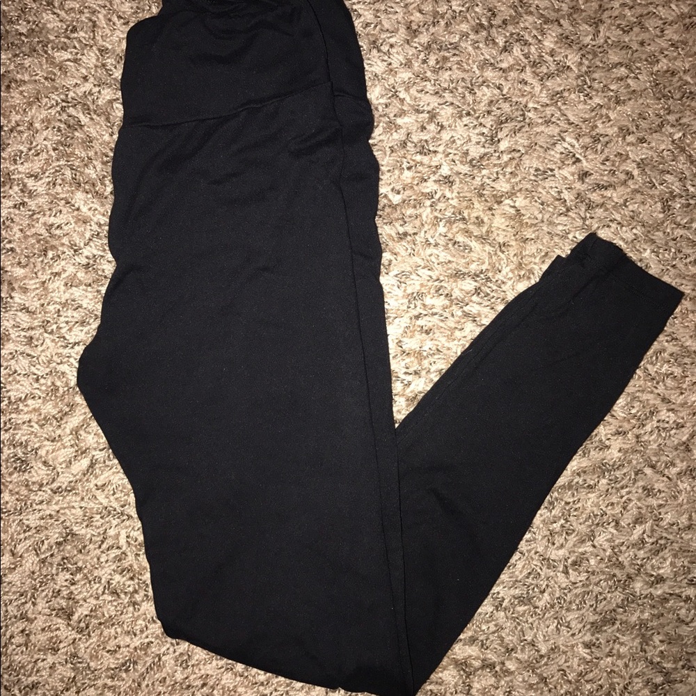 BLACK OS LuLaRoe Leggings EUC