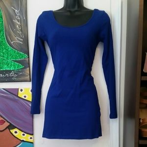 Blue body con Dress