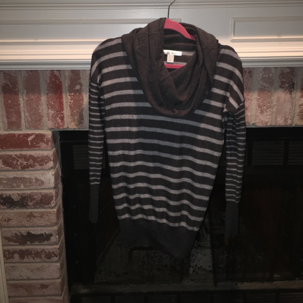 Gray and Charcoal Sweater